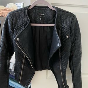 KIIND OF Size Small Faux Leather Jacket